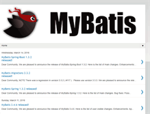 Tablet Screenshot of blog.mybatis.org